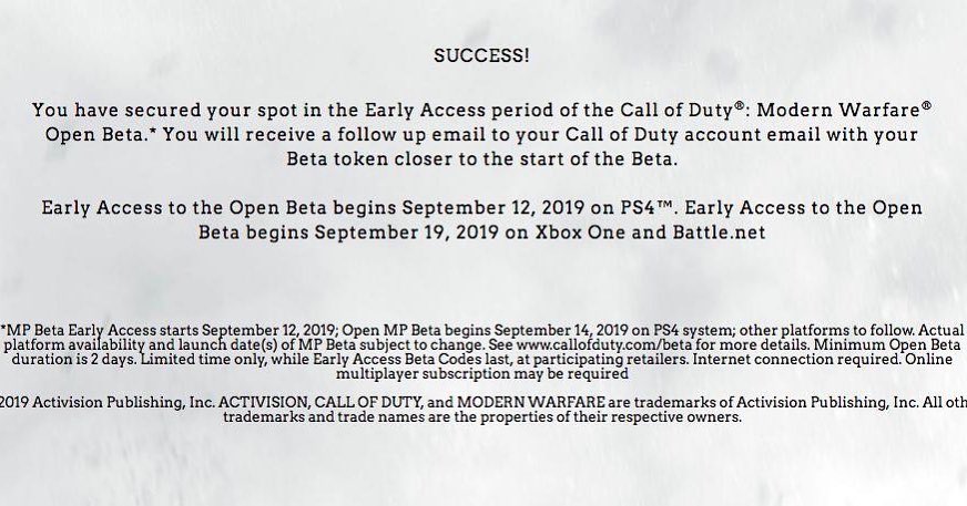tshxwx's tweet photo. MODERN WARFARE BETA CODES! Simply follow me and @NippaKW and drop a retweet and like for more codes.
First Batch is out, be quick! Dropping more codes in 1 hour!
 #ModernWarfareBetacodes #ModernWarfare https://t.co/bY5JgWvrzZ