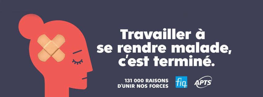 APTSQ's tweet photo. «Travailler à se rendre malade, c’est terminé», voilà un slogan qui rejoint les préoccupations de nos membres et de la population, défend @CarolleDubeAPTS  #nego2020 #polqc #assnat https://t.co/C7LhWsQRa6 https://t.co/p0ZlU5a6bH