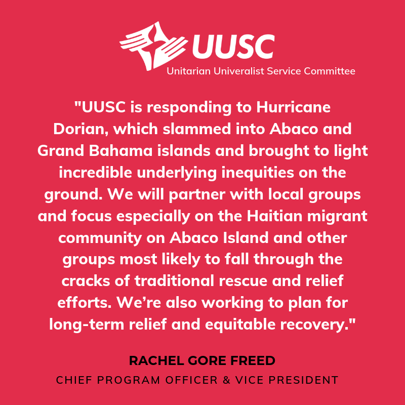 Unitarian Universalist Service Committee tweet media