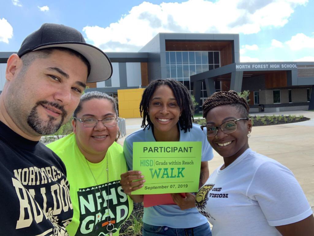 HISD_ATMP's tweet image. ⁦@HISD_ATMP⁩ assisting with the Kashmere HS &amp;amp; Sharpstown HS feeder patterns’ graduate walk! #ATMP #ATMProject #HISDSupe #HoustonISD