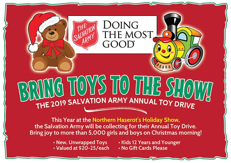 Please consider donating at this year's NHB Holiday Show. #NHBCares