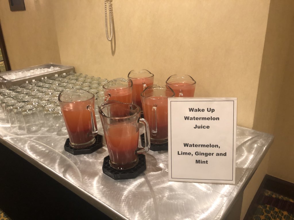 Enjoying good clean food at the conference. Gluten and dairy free, and later on refreshed with fresh juice! 
#sciencenotstories, #getinfront