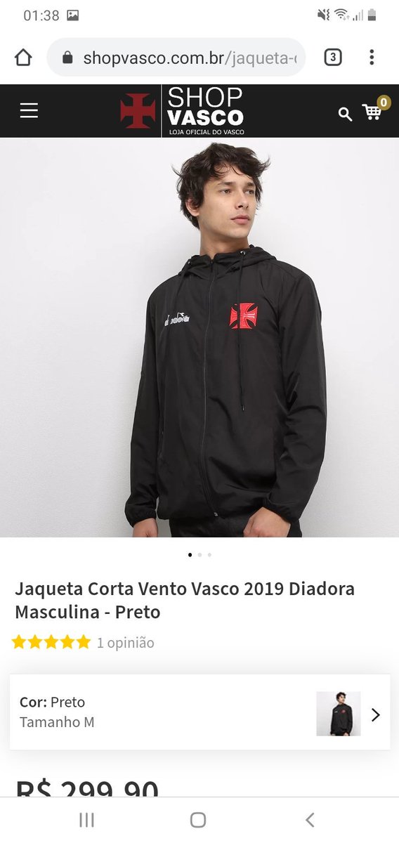 jaqueta corta vento vasco