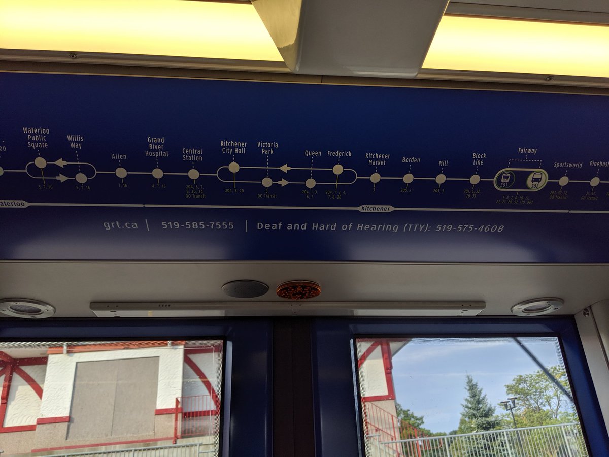 TimTierney's tweet photo. The @FCM_online testing out the new ION in @CityKitchener @wlooandcityline LRT!!!! Ours Saturday! 🚉🚋 https://t.co/RavCDYdAwI
