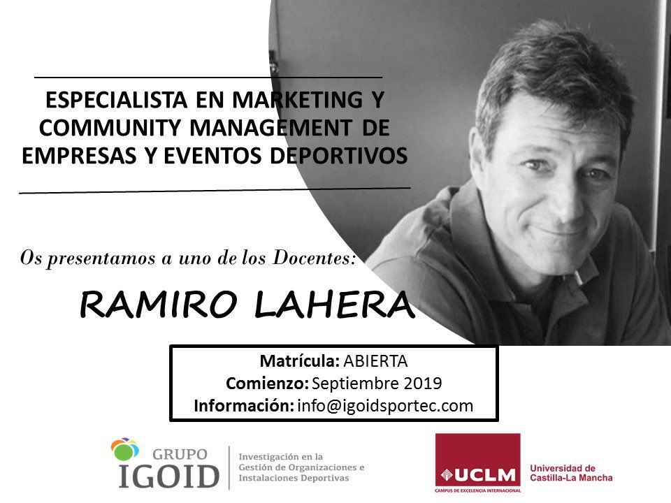 GallardoLeonor's tweet photo. 📌Hoy en el #Máster y #CursoDeEspecialista🏋️♂️ 💼hemos tenido el placer de tener a @RamiroLahera Director General de #Tactikal que ha dado el pistoletazo 🔫 con su clase “Introducción al Marketing Deportivo” 👨🏫
¡Aún puedes inscribirte en https://t.co/V1vRNPW53H !✍🏻😉 https://t.co/DTihv9hlDF