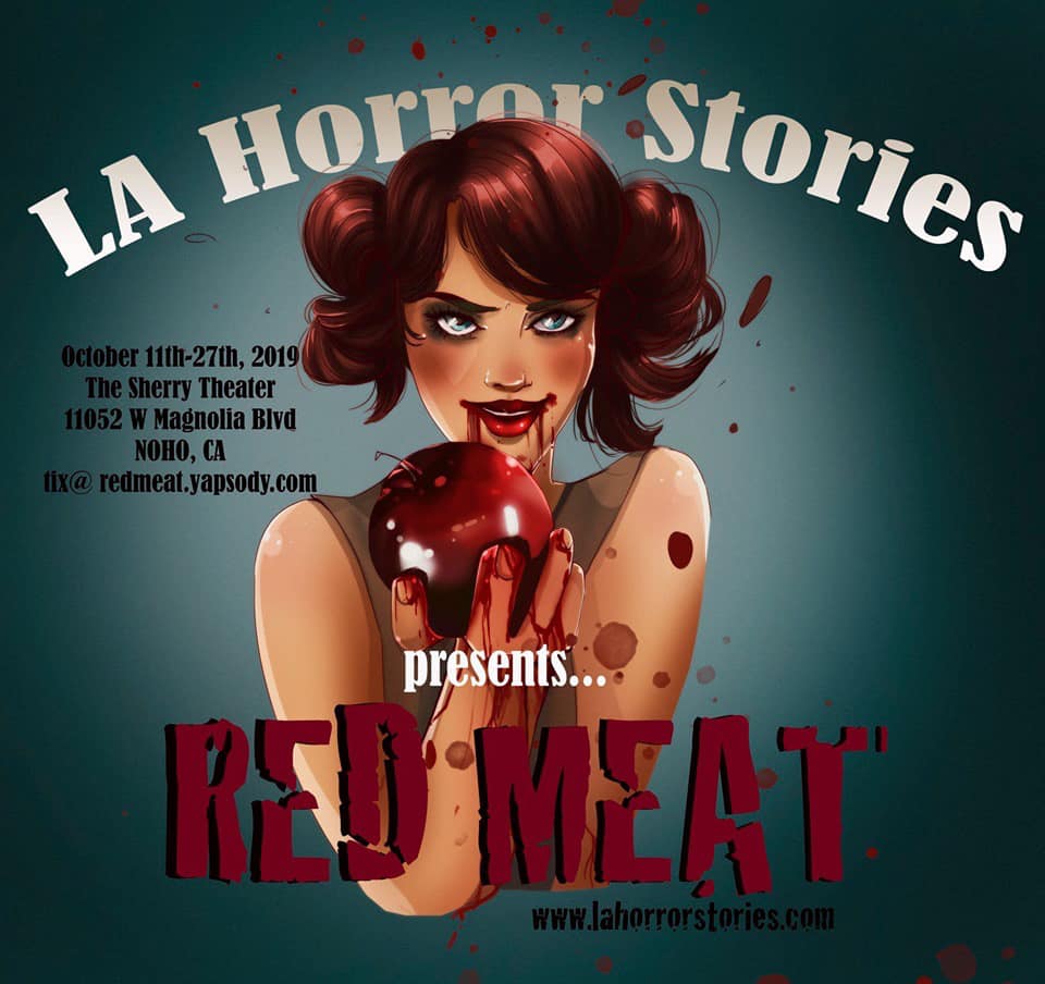 Fuzzy Bottoms Theater Company presents “Red Meat” at <a href="/SherryTheater/">The Sherry Theater</a> October 11 - 27

After being attacked by her boss, Kaitlyn accidentally kills… and eats him. 

nohoartsdistrict.com/theatre/the-sh…