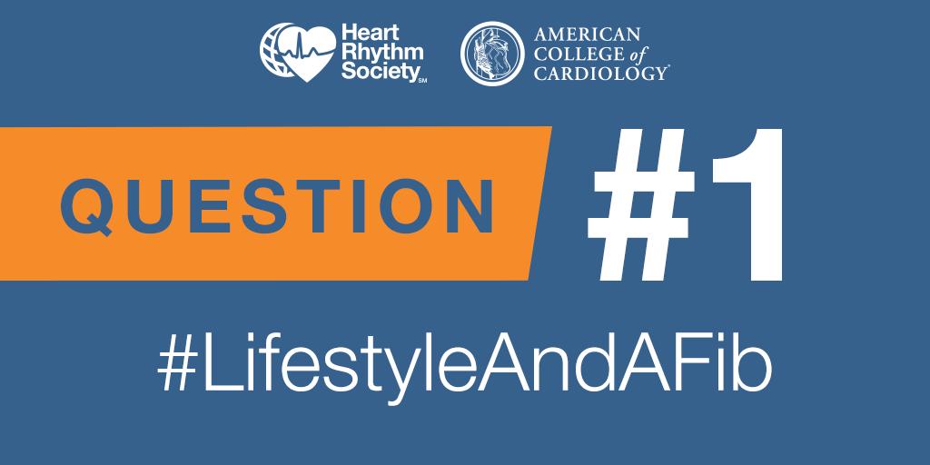 Heart Rhythm Society (@hrsonline) on Twitter photo Q1: Are you currently addressing risk factors for #AFib during the first patient visit? Is there a particular #riskfactor that you primarily focus on to reduce AFib burden? #LifestyleAndAFib #ACCHRSchat #EPeeps <a href="/ACCinTouch/">American College of Cardiology</a> Q1: Are you currently addressing risk factors for #AFib during the first patient visit? Is there a particular #riskfactor that you primarily focus on to reduce AFib burden? #LifestyleAndAFib #ACCHRSchat #EPeeps <a href="/ACCinTouch/">American College of Cardiology</a>