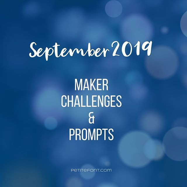 pfont's tweet image. The monthly #makerchallenges are up and this month has 15 new ones, including collective art project #thesketchbookproject from @brooklynartlibrary for makers who draw and #storyadaysept for writers! If you sew, there’s always a huge list. 
Which ones ar… ift.tt/2A90vQM