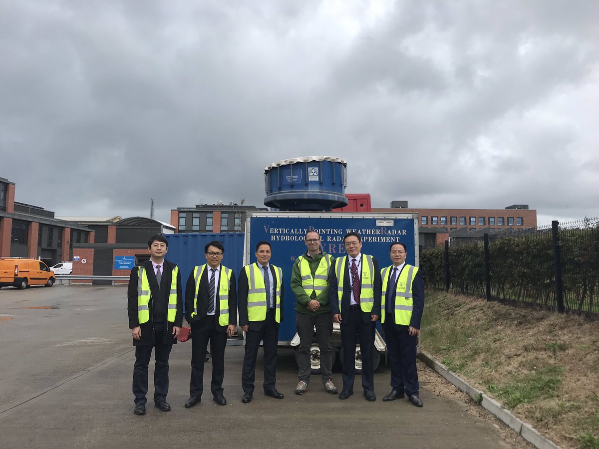 HydroinfoEU's tweet photo. Feel Good. Just completed two days of
meeting/workshop for our @NewtonFund @RAEngNews UK-China #UrbanFlooding Project #EarlyWarning advanced #WeatherRadars. So pleased to see the outcome and progress we have made. Thanks to all the partners! @SUEngineering @SwanseaUni_E2 https://t.co/u1gIDespKs