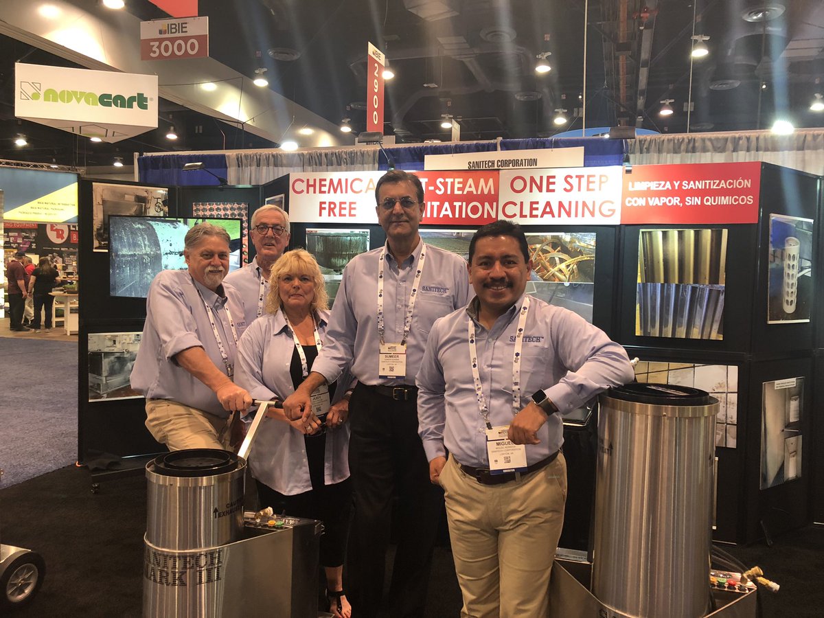 SanitechGua's tweet photo. Team Sanitech @bakingexpo booth 3144 #ibie2019 #Sanitech #SanitechLatam #SanitechGuatemala https://t.co/fykpQaraE5