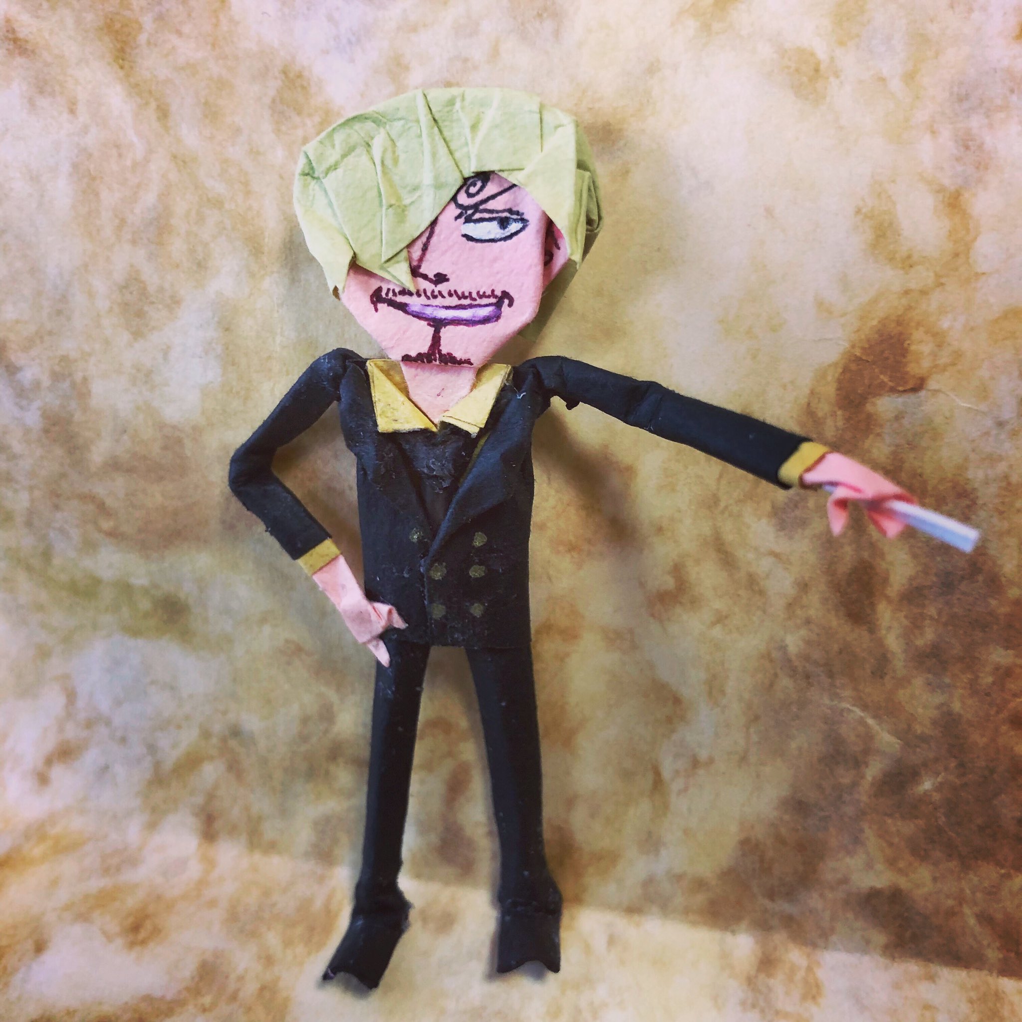 売り切り御免! 決定稿 1枚 設定資料 サンジ 裸 Ver Sanji ONE PIECE
