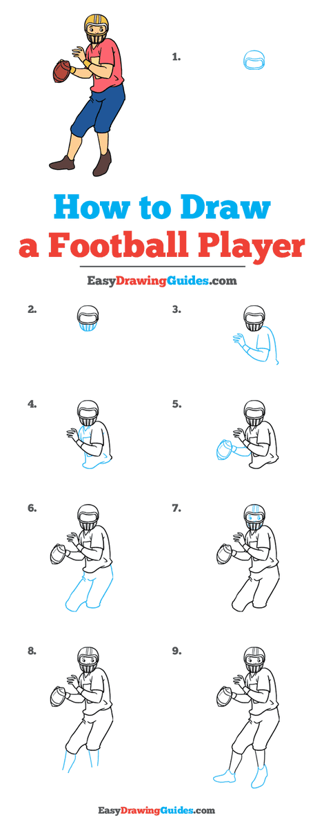 Featured image of post How To Draw A Boy Playing Football Step By Step / It is a base of future drawing.