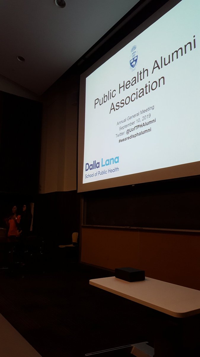 UofTPHAlumni's tweet photo. Early remarks at the PHAA AGM. Can't wait for Sue Mah's talk. #wearedlsphalumni #dlsph #public health #alumni #dlsphalumni #UofT https://t.co/BWD0dzG3hG