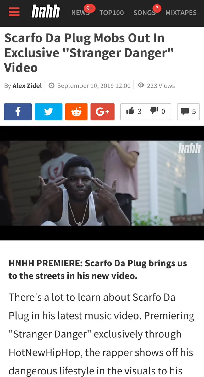 WeAreOpposition's tweet photo. Read about and watch @ScarfoDaPlug's new video "Stranger Danger", directed by @TeamXIncome on @HotNewHipHop! โ ๏ธ๐
See more: https://t.co/pjSscgexUJ
#oppofam #ScarfoDaPlug https://t.co/HMXGdRPSds