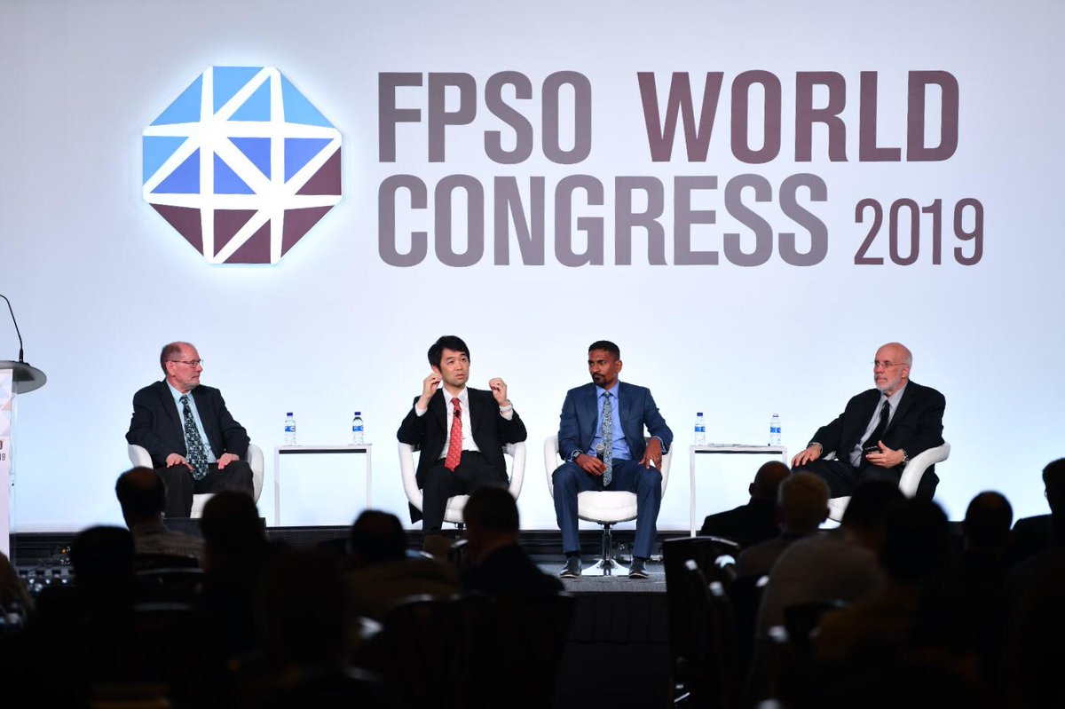 FPSO World Congress 2019, Day 2: Innovation Panel moderated  New Age's David Hartell, featuring @WoodsideEnergy's Shawn Fernando, MODEC's Soichi Ide and TCOMS' Prof. Allan Magee. #FPSOWorldCongress2019 https://t.co/3GuODQmr5A