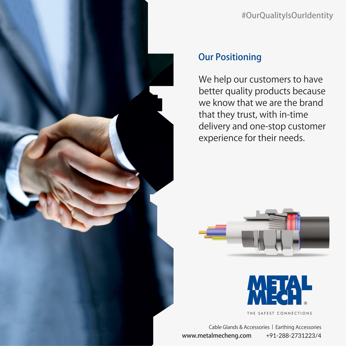 metalmecheng's tweet photo. Delivering excellence is our core character. 
We are committed to the company's strengths in order to deliver the highest quality.

#CableGlands #OurQualityIsOurIdentity #CableGlandsManufacturers #Industries #Exporters #MetalMechEngineering #Jamnagar https://t.co/fYXvKqrw84