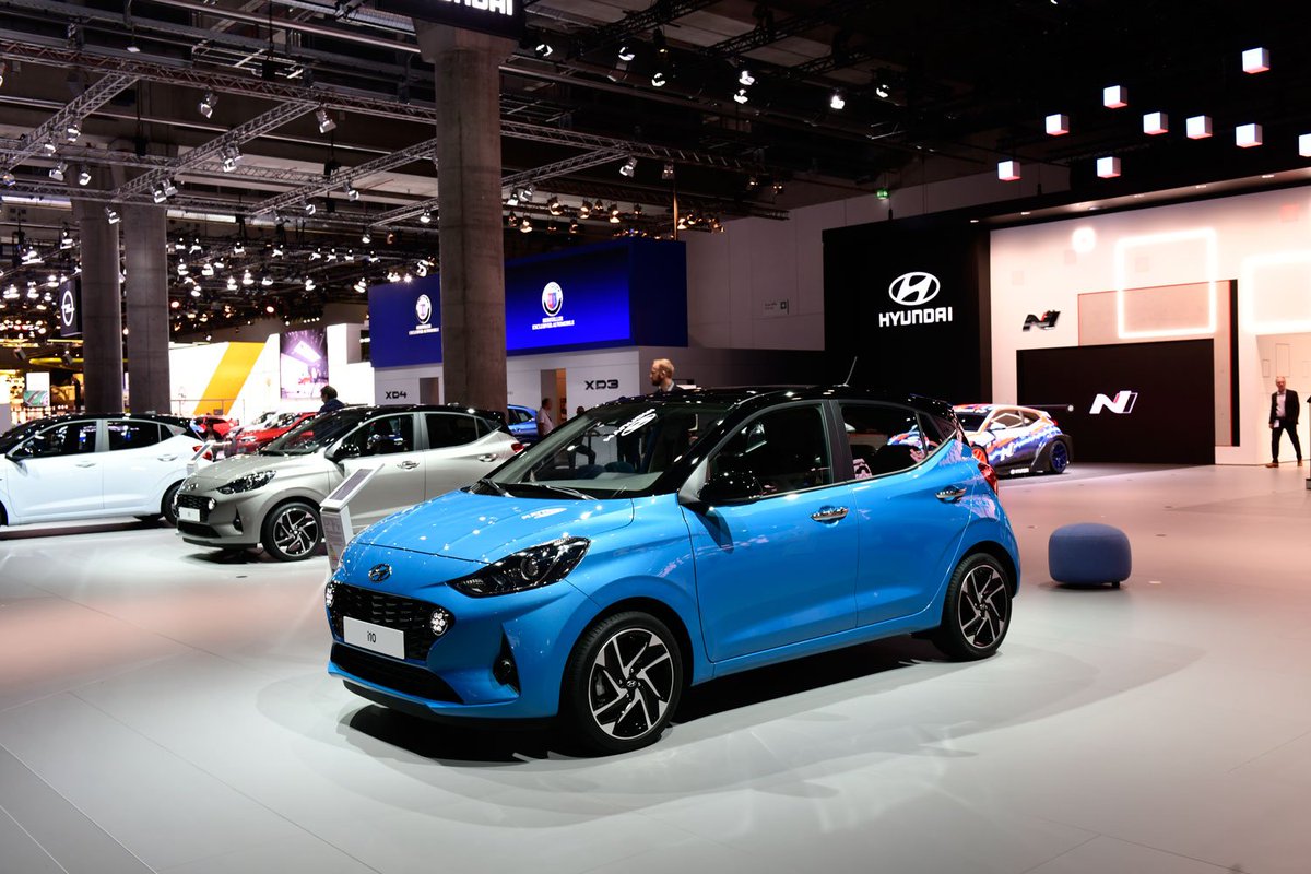 HMGnewsroom's tweet photo. [#HMG] Take #IAA2019 tour with #Hyundai's upcoming cars! #EVConcept #VelosterNETCR #i10 #HSpace https://t.co/7jBqzNbft9