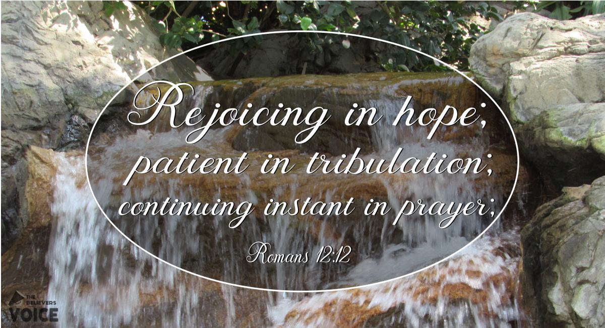 TBV_Post's tweet photo. Let's be joyful in hope, patient in affliction, and faithful in prayer.

#DoNotBeConformedToThisWorld https://t.co/fOkx4xD6MX