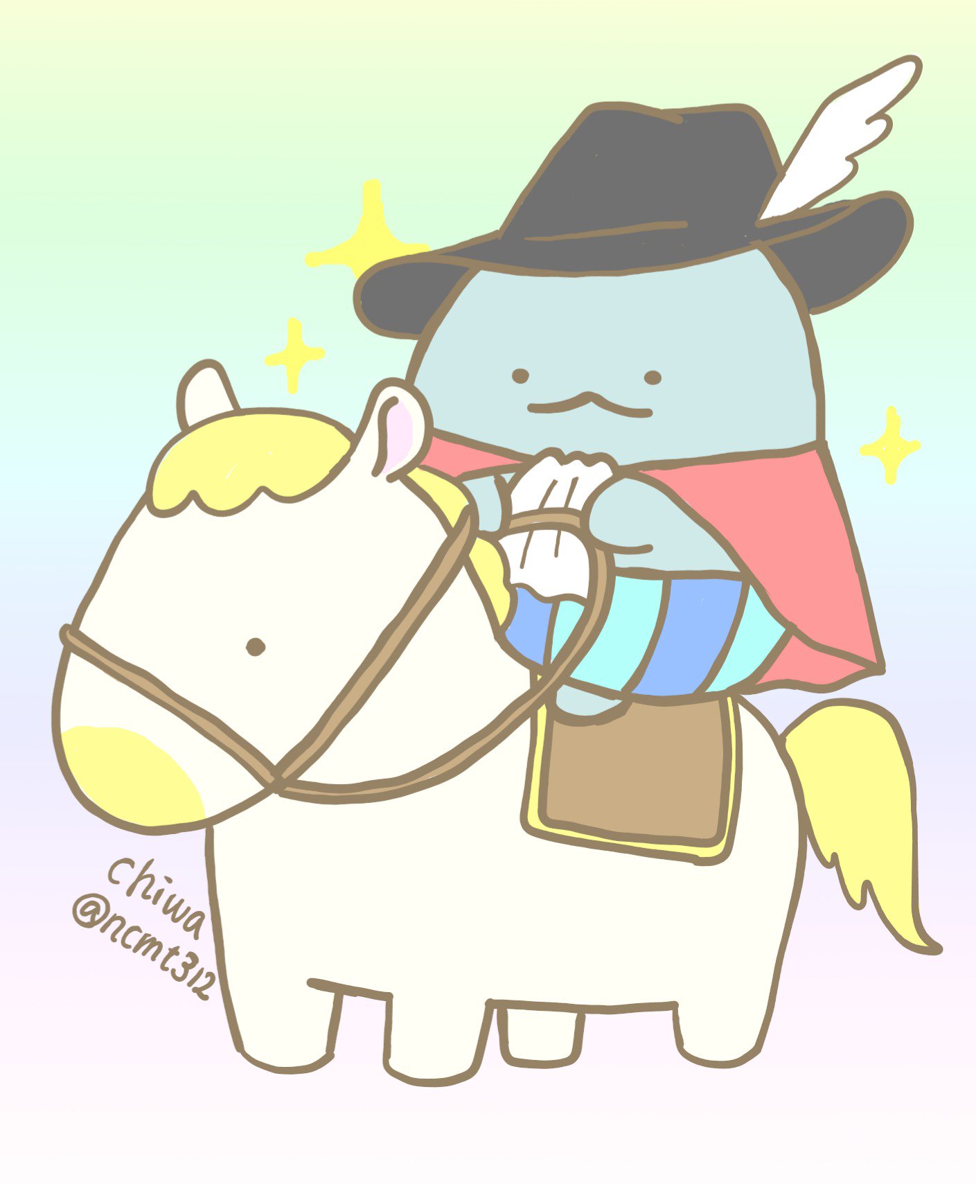 ちわ ぺんぎん 最推し 白馬の王子様 すみっコぐらし すみっコイラスト部 T Co Qkulc1ddjm Twitter