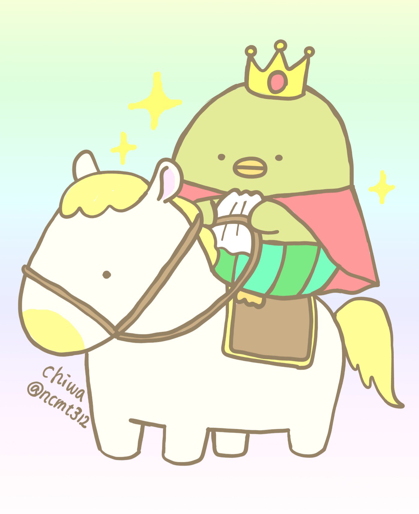 ちわ ぺんぎん 最推し 白馬の王子様 すみっコぐらし すみっコイラスト部 T Co Qkulc1ddjm Twitter