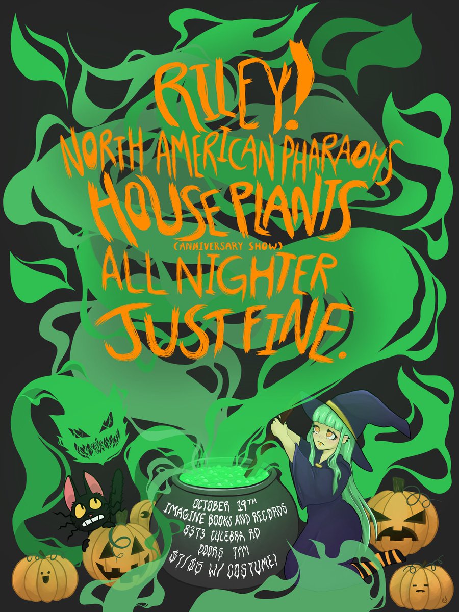 spooky gig? 👻 (with my FRIENDS!!)