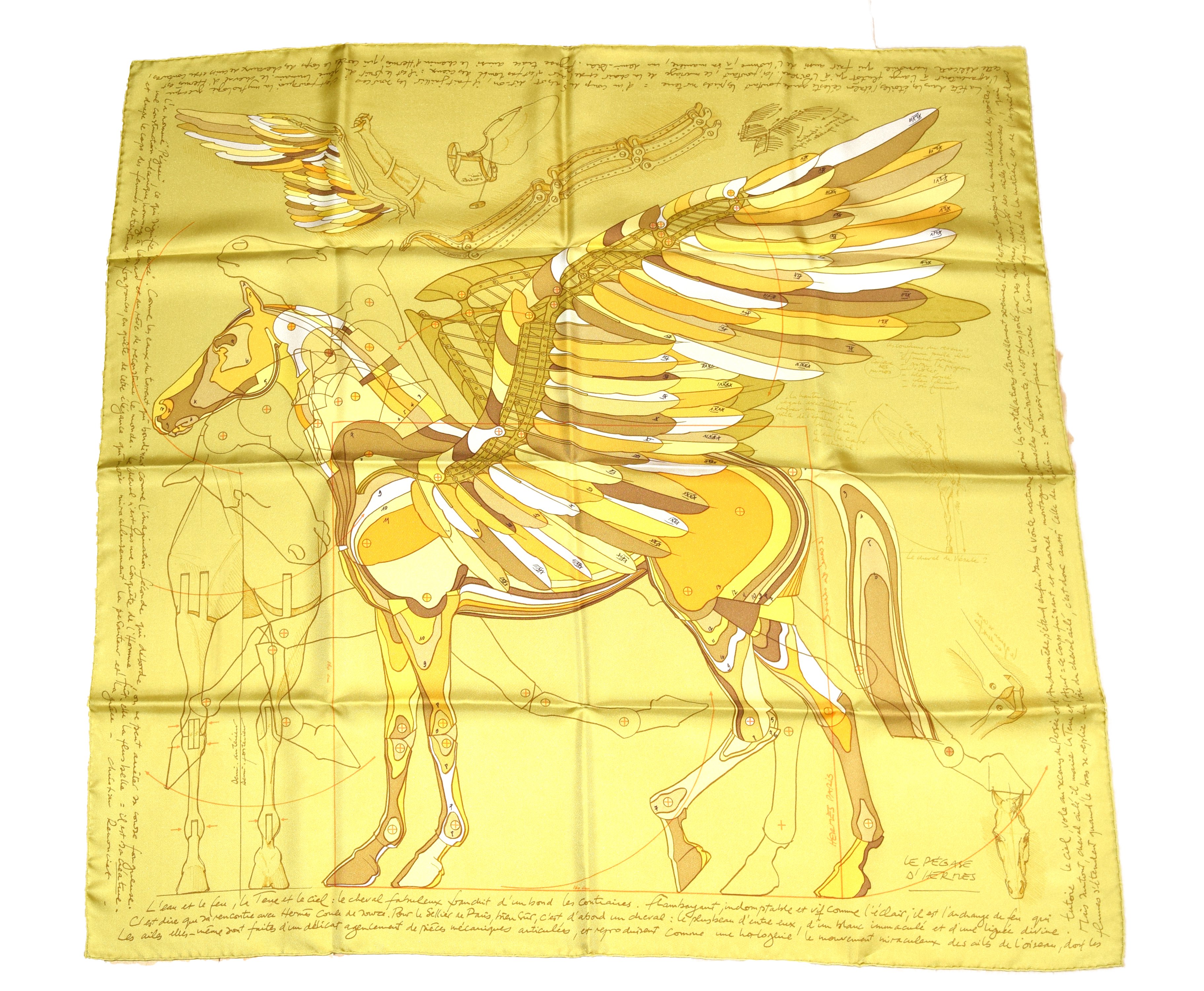 art Japan Export on X: Hermes Scarf Le Pegase d'Hermes by Christian  Renonciat Silk 90 cm Yellow is in sale now!!  #Hermes  #Scarf #carre #Shawl #vintage #Pegasus #ChristianRenonciat #LePegase   /