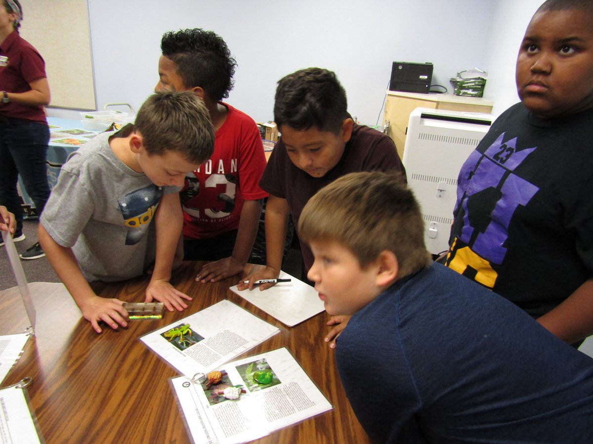 BensBranchElem's tweet photo. 2nd and 5th Grade students had a special science activity learning about life cycles, habitats, and ecosystems.  Thank you to @TWAEducation for bringing this program to our students. #NCISD #bbechat https://t.co/Eyg872cPWL