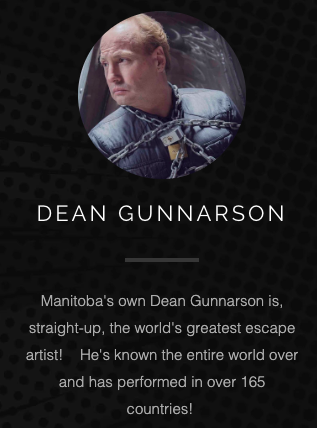 brancon2019's tweet photo. We are so excited to announce this special guest, Dean Gunnarson, who will be showcased at our very own Bran-Con this October! From straight jackets to submerged coffins Gunnarson never fails to impress! #brancon #brancon2019 #deangunnarson #canuescape #getexcited #escape #talent https://t.co/cBa9UWA2s0