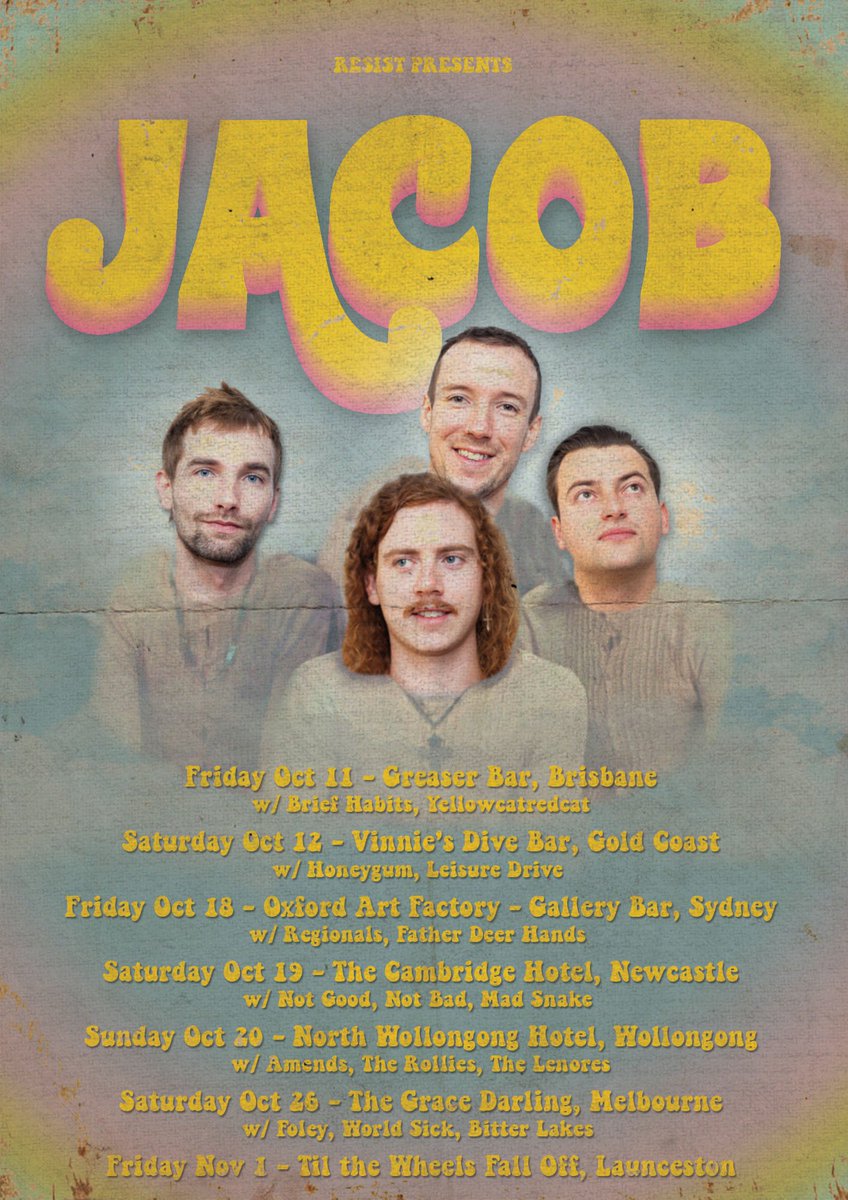 Supports have been announced for the upcoming <a href="/jacobroxxx/">jacob</a> tour.