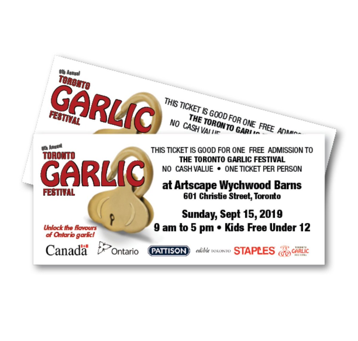 CookingwithAli's tweet photo. #Giveaway!!! Go here for a chance to win 2 passes to the 2019 @TorontoGarlic #festival on September 15! : https://t.co/HlMDNgtH4g
#torontogarlic #torontogarlicfestival https://t.co/KiiXW7ZJDf