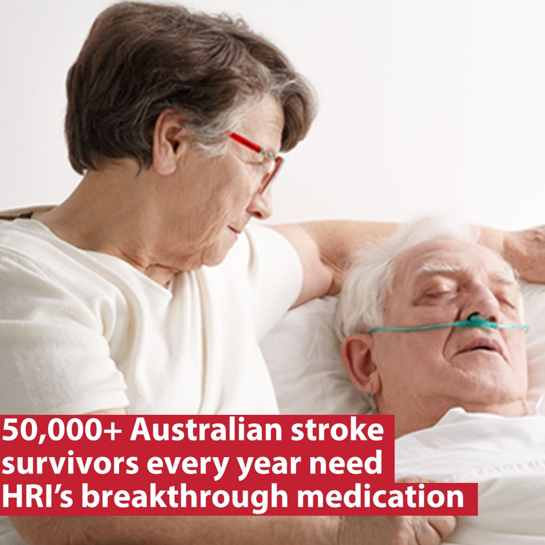 HRI is developing a new stroke treatment to help the 90% missing out on medication, this amounts to over 50,000 Australian stroke survivors per year.  To progress to Phase II clinical trials, we need funding.  Will you help? chuffed.org/project/donate… 
#donateadose #stroke