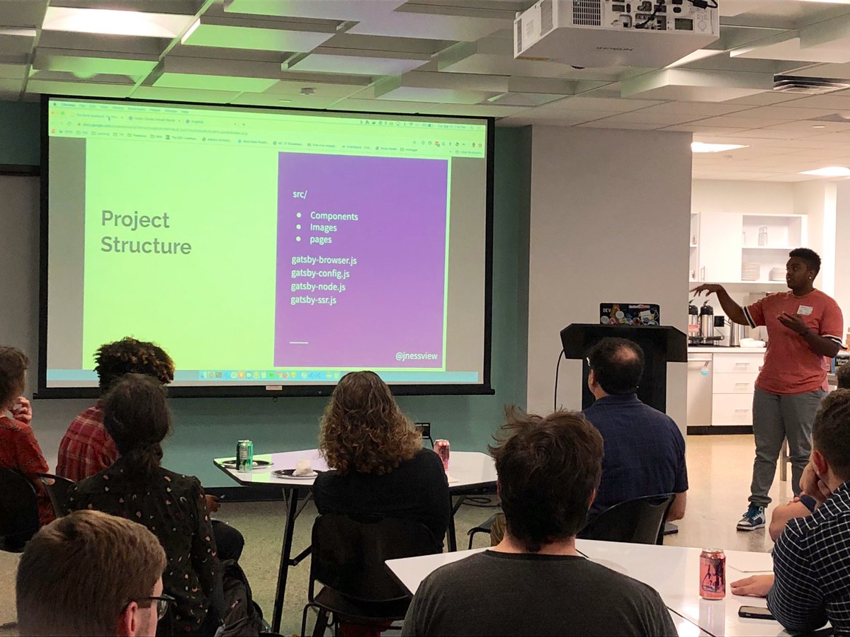 mplsjrdevs's tweet image. GatsbyJS provides you with a convenient project structure for you to start. - @JNessView 
#gatsbyJS #greatgatsby #mplsjrdevs #MSPWelcome #mntech