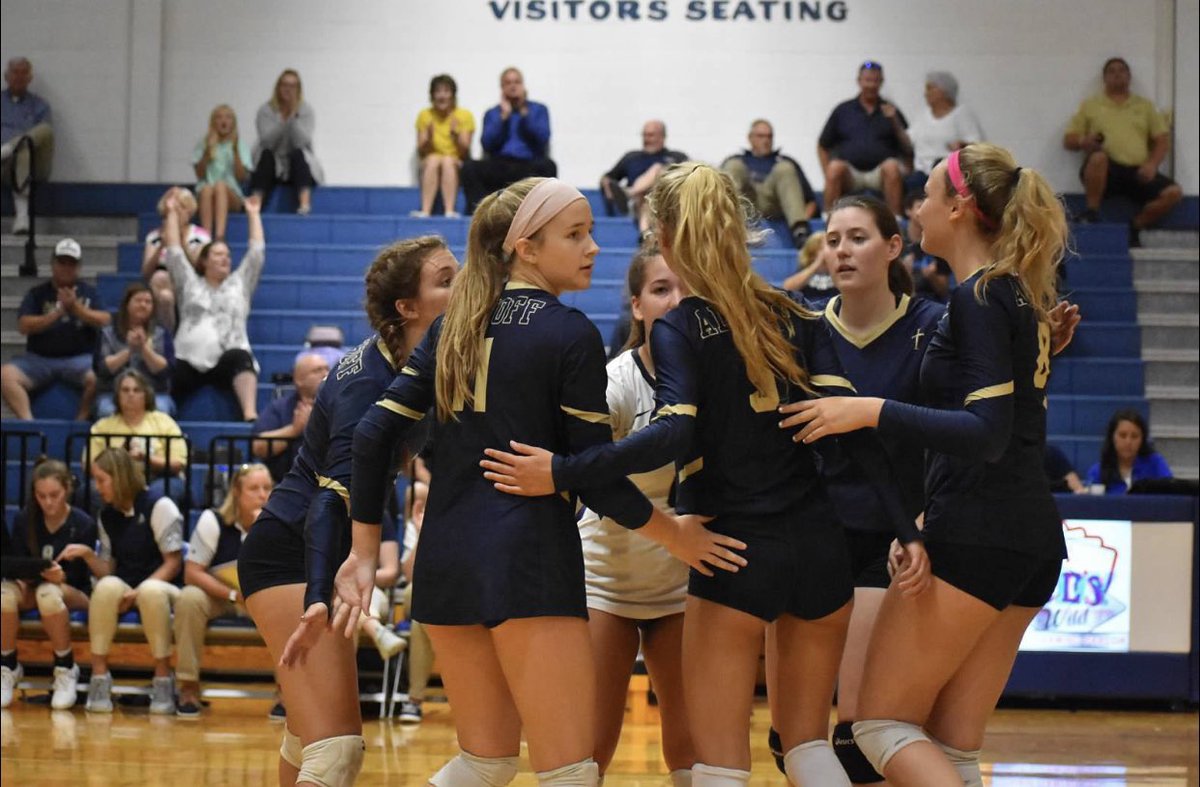 ACHSCrusaderCru's tweet photo. Girls Volleyball against East tomorrow night at 6:15 @Althoff! Come support and wear red, white, and blue!🇺🇸 https://t.co/dKyjdOjMBi