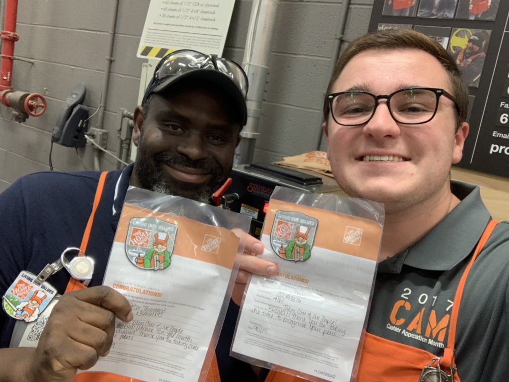 My guys Pete and George were the BRAVO award winners for August🙌🏼🙌🏼 they are seriously some of best people I have ever had the pleasure  of working with🏆#Broomallsbest <a href="/Broomall_HD4181/">BroomallHomeDepot</a> @MikeyFES_4181HD <a href="/Bob_Roselli/">Bob Roselli</a> <a href="/KJC215/">Kenneth Cooper</a> @GeorgeHC4181