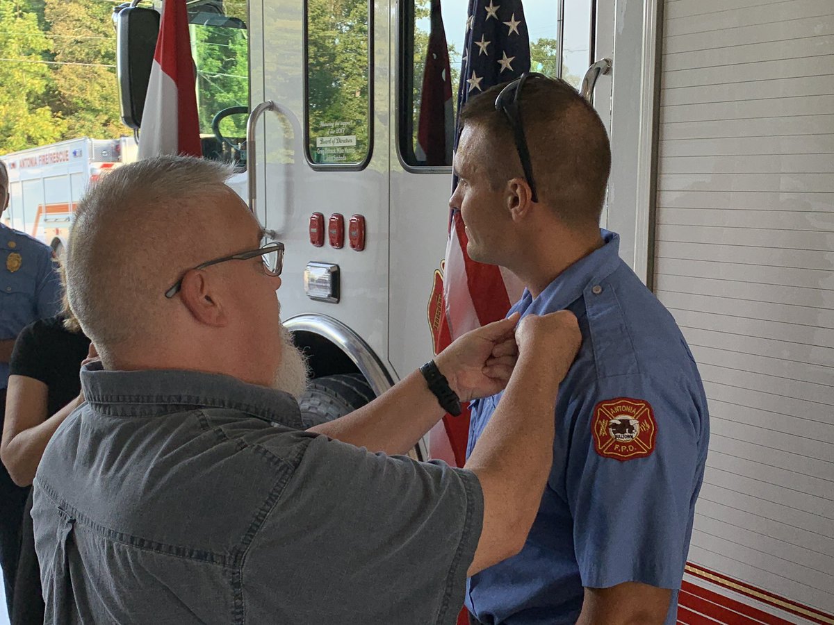 Big Congrats goes out to Jake Rethmeyer on his promotion to Engineer. Tonight Engineer Jake Rethmeyer was sworn in and pinned in front of his family.