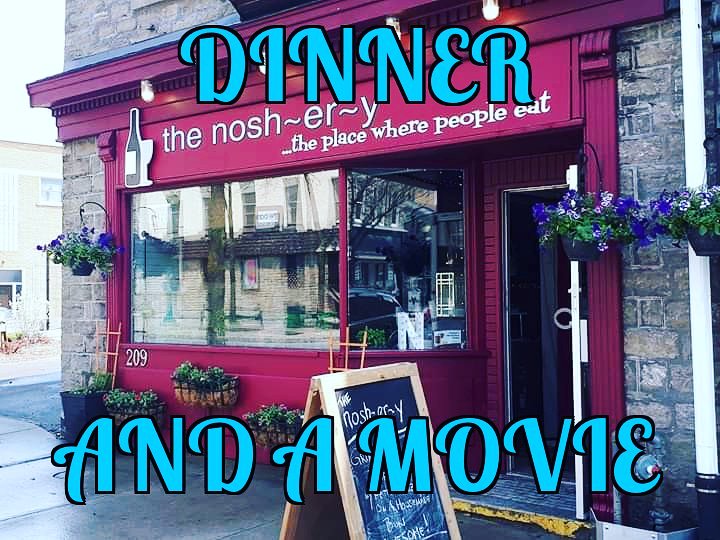 CONTEST TIME! We have teamed up with the local restaurant, The Noshery.  The owners are offering a DINNER AND A MOVIE!  Up for grabs is a $45 gift certificate for dinner, AND a $35 gift card for the cinema. To enter you MUST head over to our Facebook page. GOOD LUCK EVERYONE!