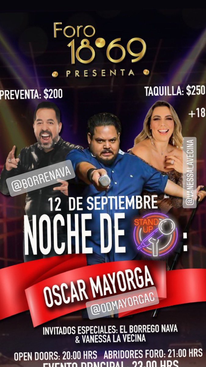 Acompapaños este 12 de septiembre CDMX <a href="/Foro1869/">Foro 1869</a>