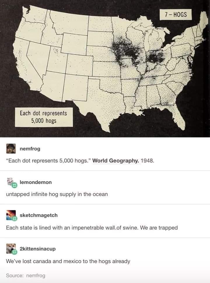 Mowder's tweet photo. This made me LOL a lot. Then my wife did not LOL and called me a graphics nerd. #graphicsnerd #wallofswine #infinitehogsupply https://t.co/riue9WI9P8
