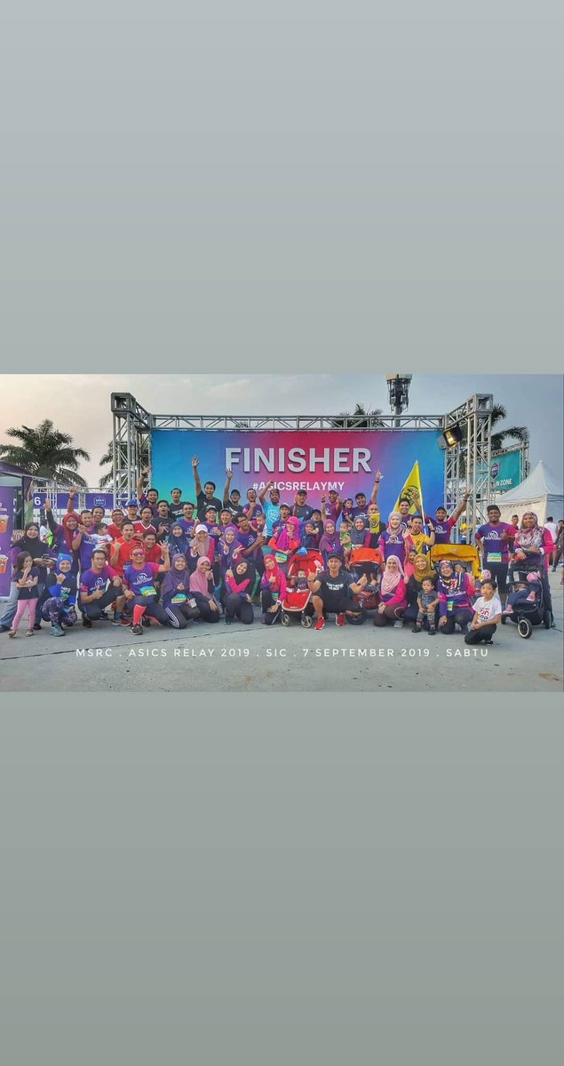 NorbeeShireen's tweet image. Team #malaysianstrollerrunnerscommunity di #asicsrelay