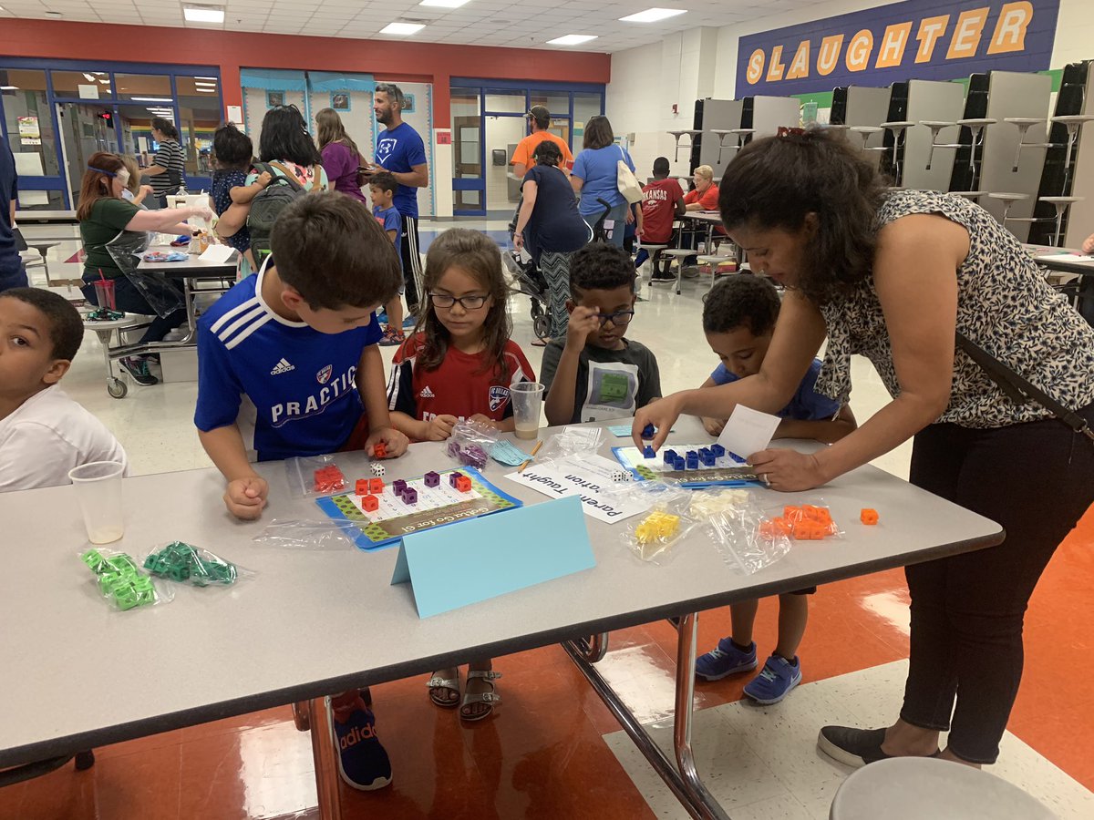 The best part of our <a href="/SlaughterES/">Slaughter Elementary</a> Math and Science Night was our students and parents having fun while learning! All thanks to our wonderful #inittogether teachers and volunteers! #prideinside1920 #MyMISD