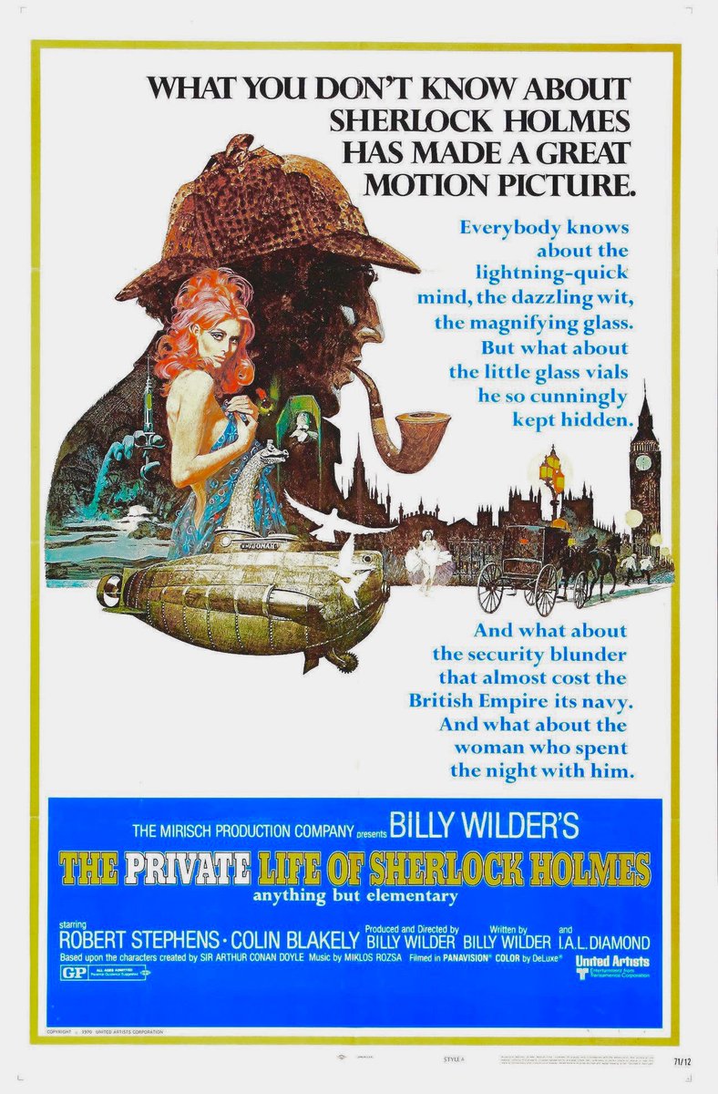 Read my 4-star review of 'The Private Life of Sherlock Holmes' at thedailyorca.com/2019/09/10/fil…
#theprivatelifeofsherlockholmes #billywilder #robertstephens #colinblakely #thedailyorca #filmreview