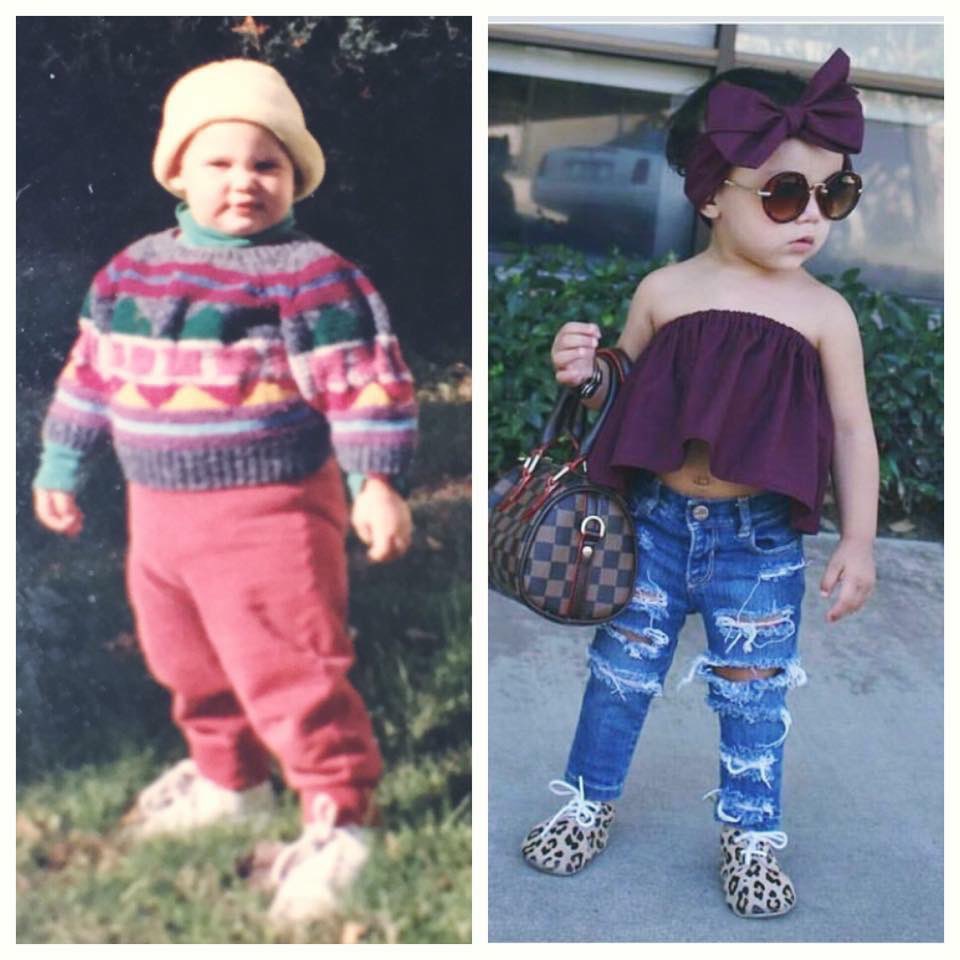 UrLuckyClover7's tweet photo. How I was dressed as a kid vs kids now https://t.co/rXpGyXdcEI