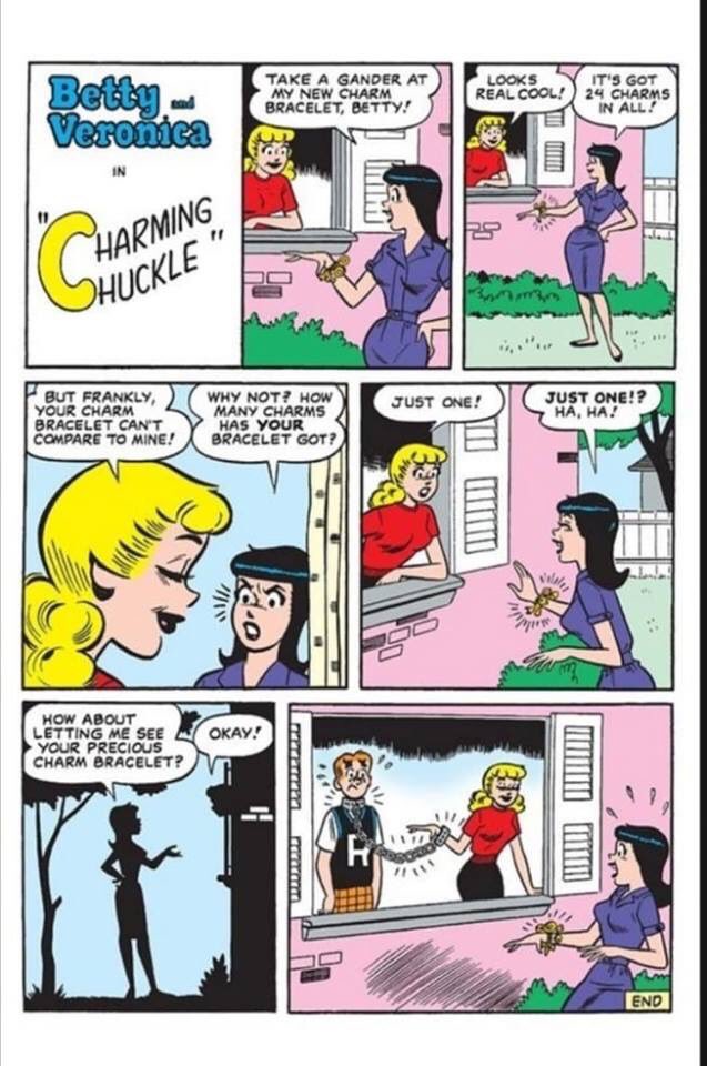 Oh_My_Divinity's tweet photo. I kind of expected her bracelet to have a bunch of keys. Cute cartoon #FLR #Chastity https://t.co/300qO4gIAk