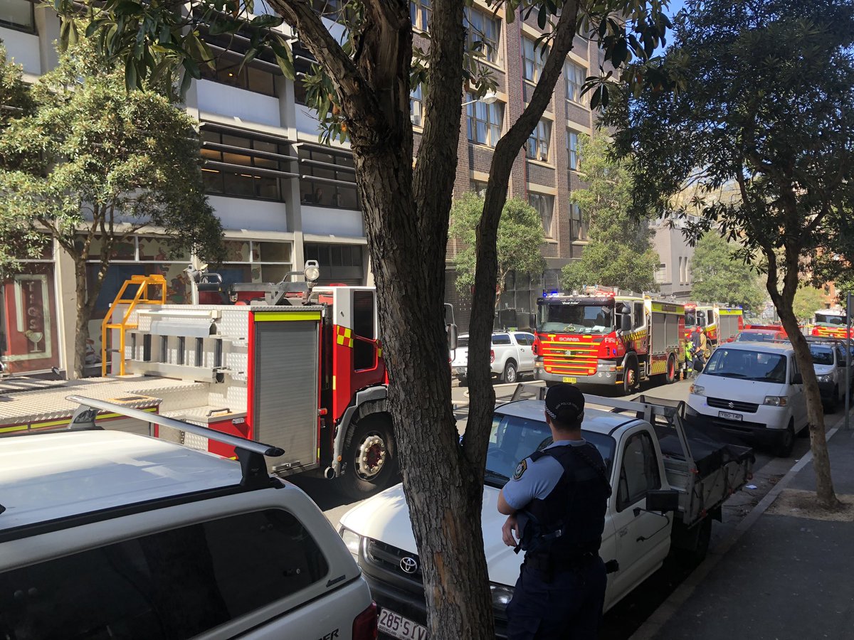 PhilipThalis's tweet photo. Oh no!
Fire in Foster St Surry Hills in fabulous Nomad Restaurant.
Street closed to all, hopefully fire brigade have it under control, and damage to beautiful warehouse limited https://t.co/IPCMQ1SLC8