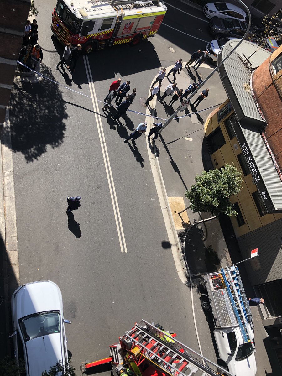 PhilipThalis's tweet photo. Oh no!
Fire in Foster St Surry Hills in fabulous Nomad Restaurant.
Street closed to all, hopefully fire brigade have it under control, and damage to beautiful warehouse limited https://t.co/IPCMQ1SLC8