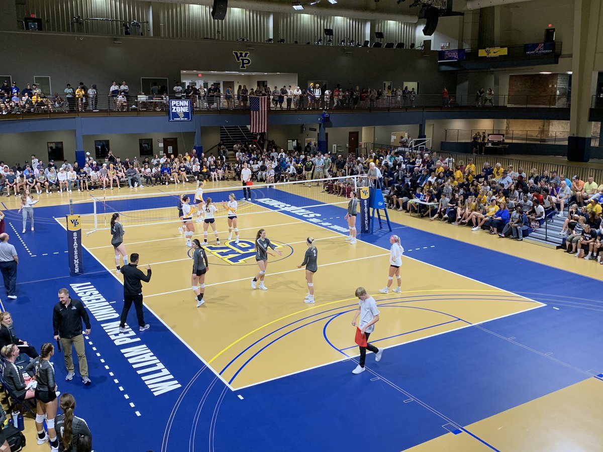 WPUGameDay's tweet photo. Official attendance for @WPU_Volleyball: 682 (a new record) https://t.co/hPoFLjRD35