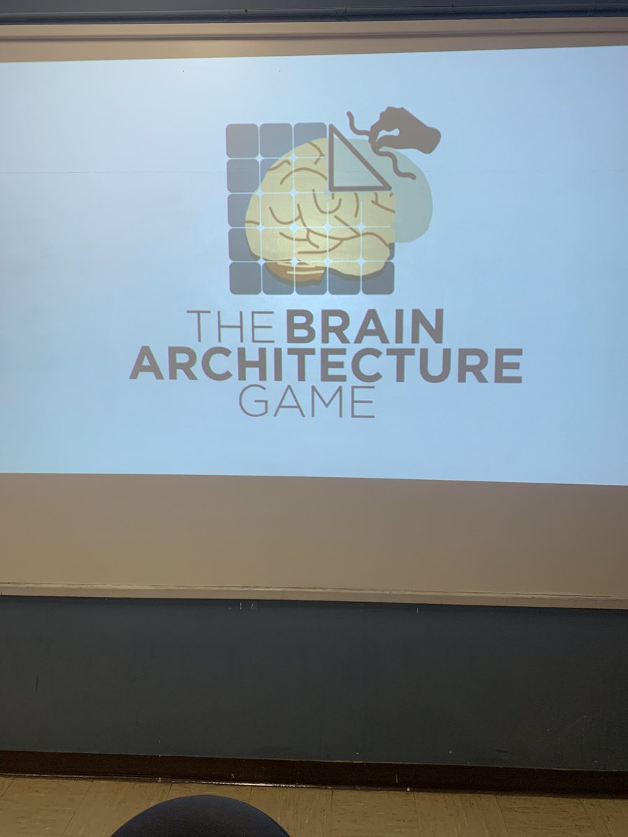 HBMS_MsAllen's tweet photo. Teachers go to school too! First day of class and we are already learning the importance of positive and negative experiences on a child’s brain development! We even played a game! #thebrainarchitecturegame #buildabrain #childhooddevelopment #sjcny #EngageHB https://t.co/EMfO6Vz2z0