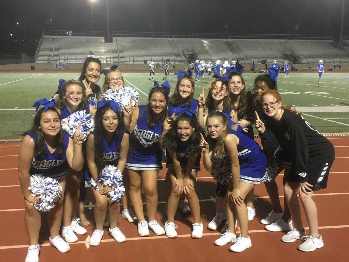 Cheering our Eagles on to not one, but TWO victories tonight!  Great Job!