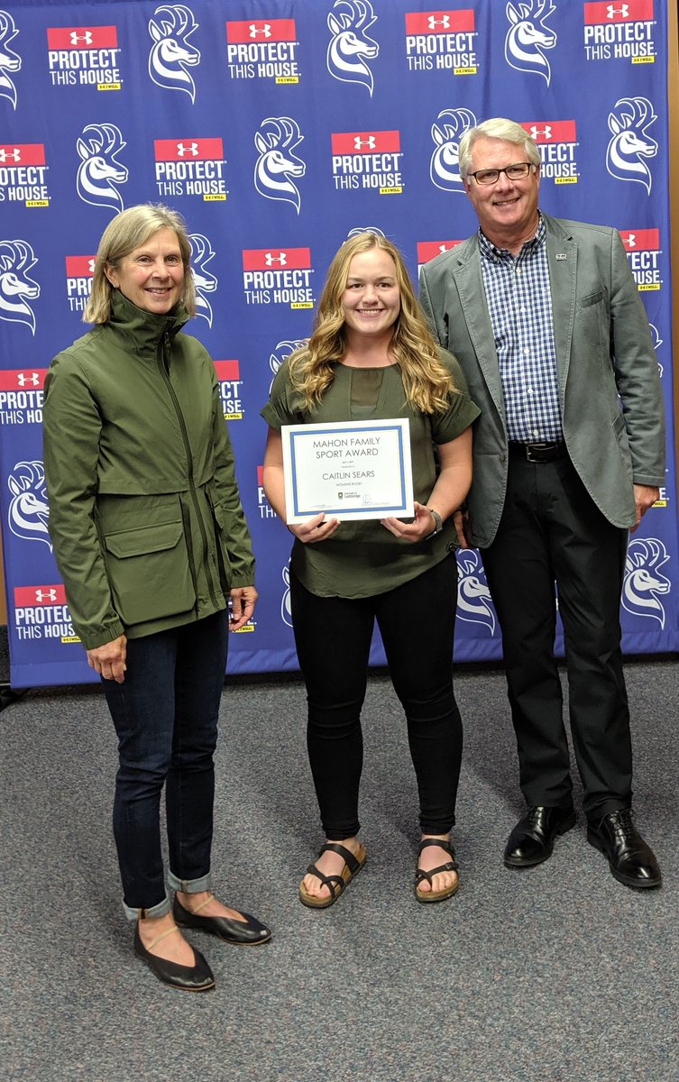 UofLPronghorns's tweet photo. (1/2) Thank you President Mahon, Maureen Mahon and family for the continued support of Pronghorn athletes. https://t.co/Z0Rjjp0uIE