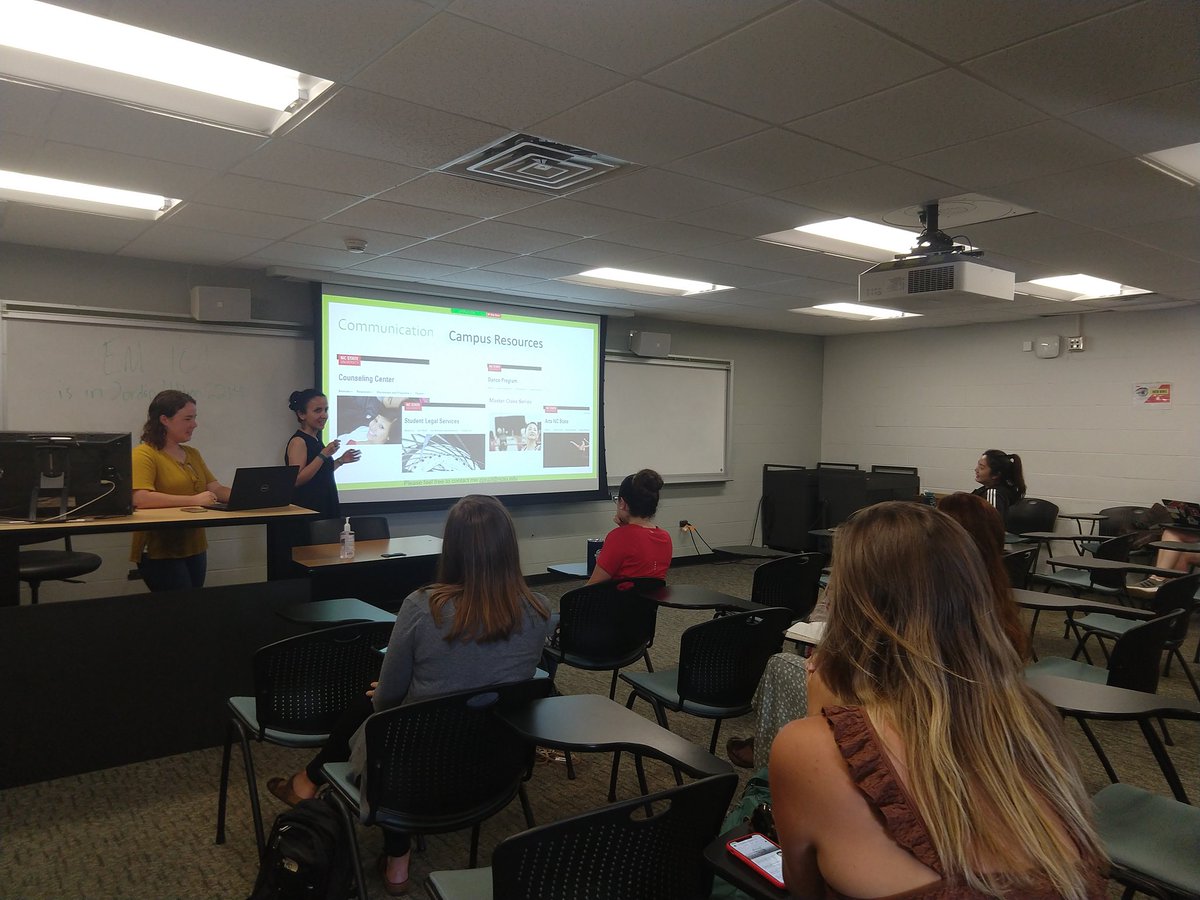 NCStatePRTMGSA's tweet photo. Great Fall Semester All Student Meeting... Thanks for joining everyone (both in person and online!)! We will send you updates on appropriations/specific dates for all those fun activities soon! Happy studying 🤓 https://t.co/KEiV8KoxGb
